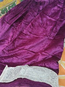 Purple Velvet Skirt