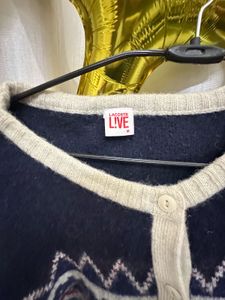 Cute Cropped Knit Cardigan
