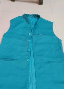 Stylish Teal Nehru Jacket
