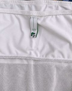 Elegant White Strapless Ruffle top