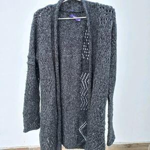 Grey Woolen Shrug