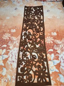 Decorative Brown Floral Table runner