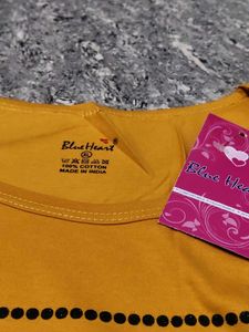 Yellow "Shine" long T-Shirt