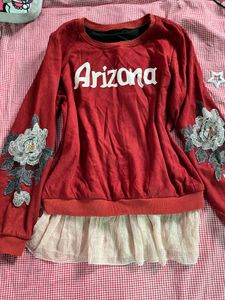 Chic "Arizona" Top with Floral Accents
