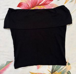 Black Off-Shoulder Top