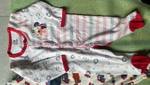 Cozy Footed rompers- pack of 3