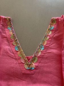 pink salwar suit