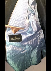 Louis Philippe Navy Slim Fit Wedding 2 Pc Suit
