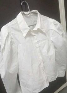Classic White Puff Sleeve Shirt