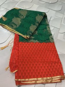 Elegant jamdani saree