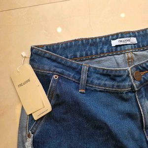Freakins Unique Fringed Denim Jeans