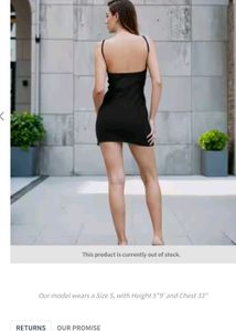 SHEIN Black Bodycon Dress – Sexy & Party Ready 🖤�
