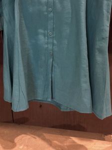 Beautiful sea green sequins short kurta