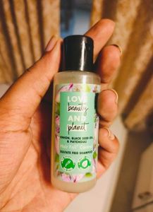 Love Beauty and Planet Onion mini trial shampoo