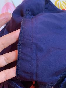 Girl's Pink Blue Lahenga 5-7 years without chunri