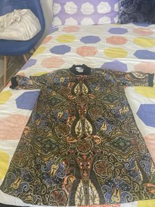 Patterned Mini Dress