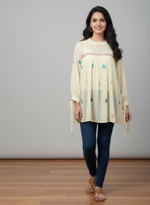 Polka Dot Boho Tunic Top
