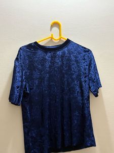 Blue Velvet Short Sleeve Tee