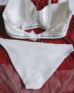 White Lace Bikini Set