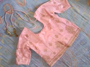 Stunning Pink Embroidered Lehenga Set