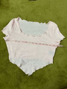 Shein Pink Ribbed Top
