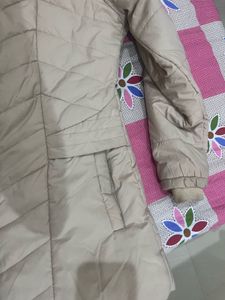 Stylish Padded Winter Jacket with Fur Hood