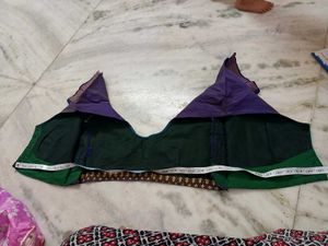 Green &amp; Blue Saree