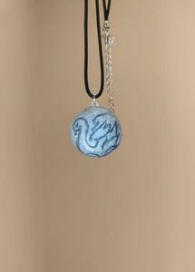 Silver Handcrafted Boho Swan Pendant