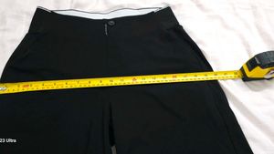 Designer Black Structured Athletic Shorts