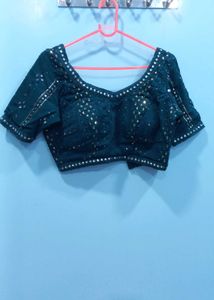 Teal Embellished Lehenga set