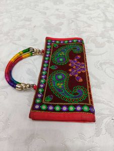 Embroidered Handbag