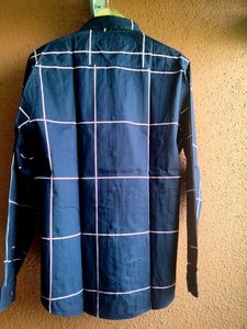 Men's Navy &amp; Pink Checkered Shirt