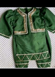 Green Ethnic Clothing Set