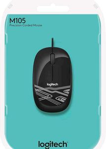 Logitech M105 Wired USB Mouse, 3-Buttons