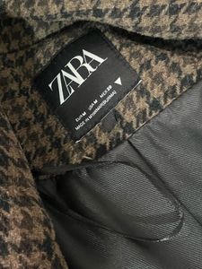 WOOL BLEND BROWN COAT