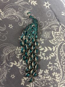Stunning Peacock Brooch