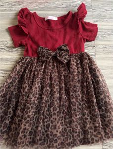 Cheetah Print Casual Dress