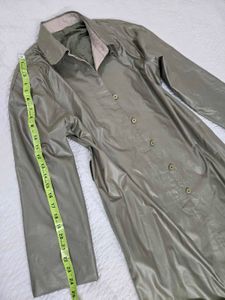 light weight Classic Long Trench Coat size M