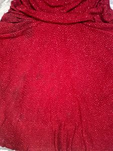 Sparkling Red Party Dress