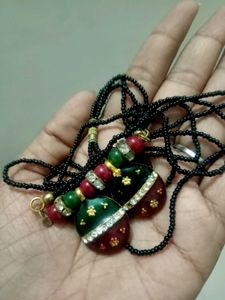Stylish Mangalsutra with Colorful Pendants