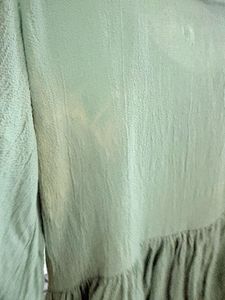 Light Green Button-Up Dress