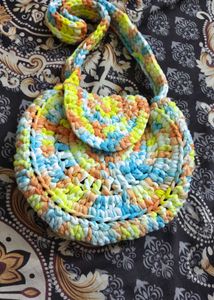 Handmade Crochet Oreo Purse