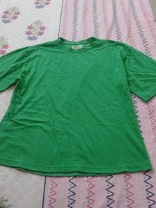 Bright Green Basic T-Shirt