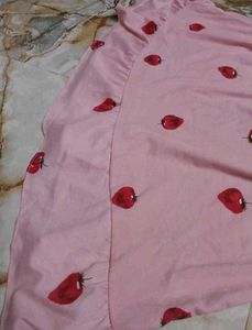 🍓Pink Strawberry Print Nightgown🍓