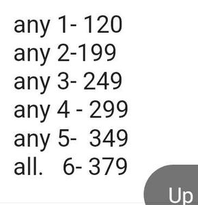 xl size 6 kurti and tops combo