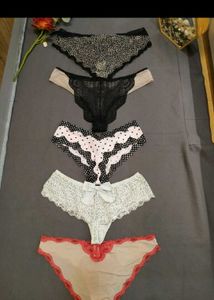 Lace &amp; Pattern Panty Bundle