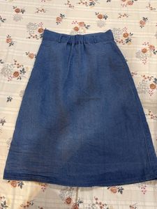 Denim skirt