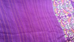 Purple Saree