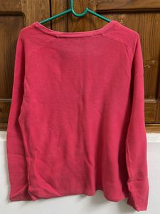 Pink Crew Neck Sweater