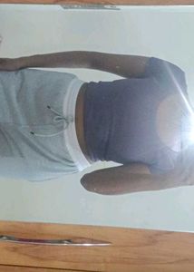 Purple Ribbed Crop Top